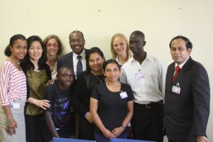 The panel posting with Dr Hamadoun Toure, ITU SG