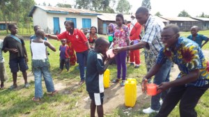 Some of the activities with the community. Our volunteers are of great help