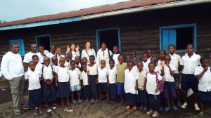 Group photo with the kids