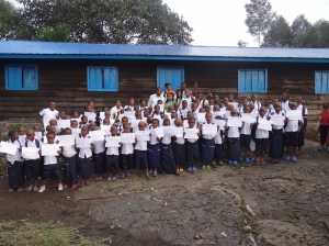 Rudi Education children and volunteers ready for Year 3 of the program.